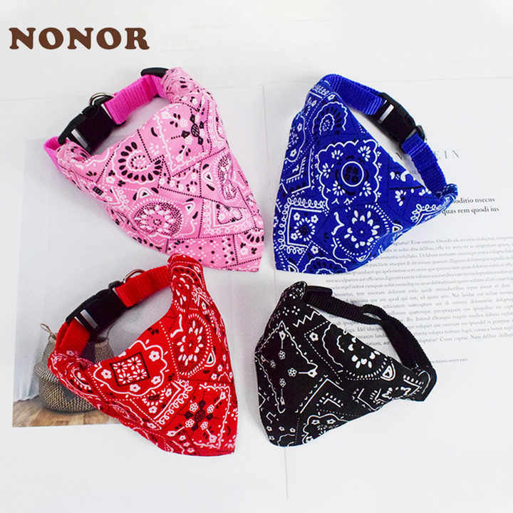Dog Bandana Scarf - Benda triangolare regolabile per cane da