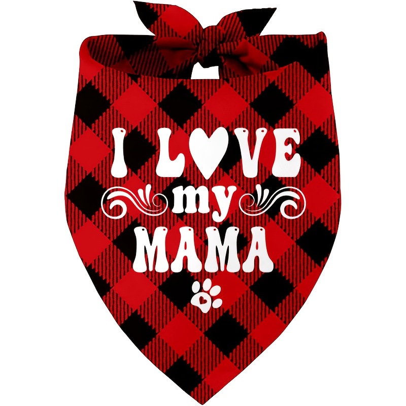 Dog Bandana Scarf - Bandana per Cani con Scritta 'I