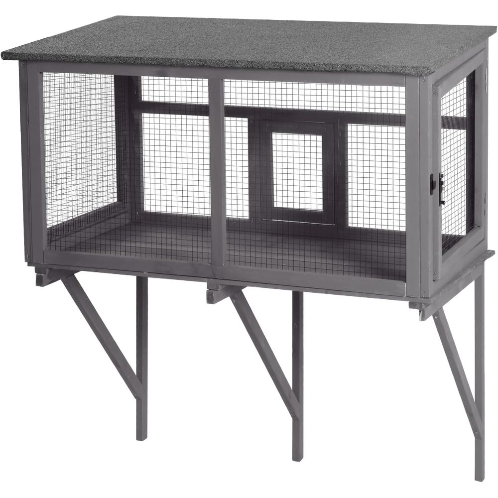 Cat Window Perch - Recinto per Gatti da Esterno con