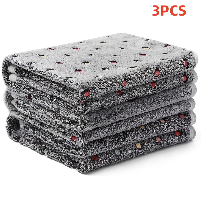 Pet Supplies Co - 3 pezzi morbida e soffice coperta