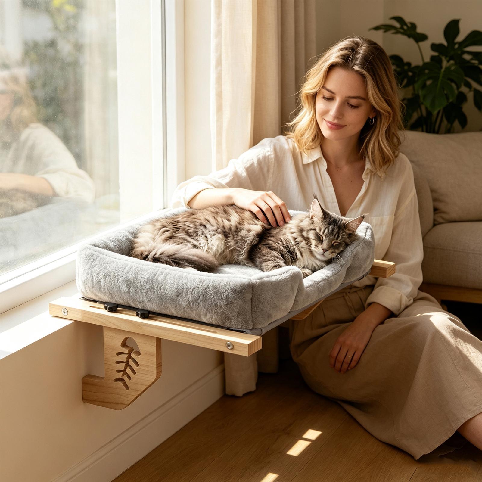 Cuscino per gatti da finestra  - Cat Window Perch recensione e prezzo