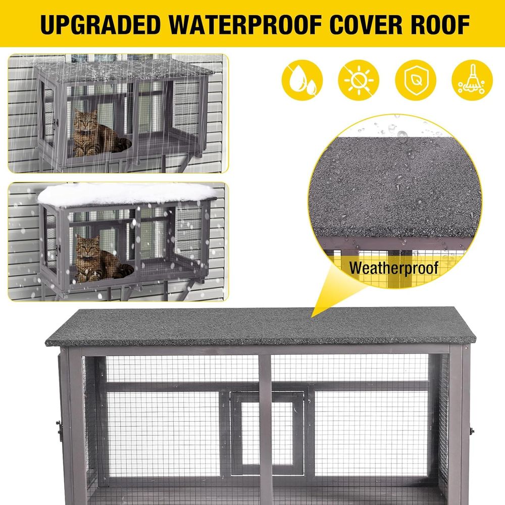 Recinto per Gatti da Esterno c - Cat Window Perch recensione e prezzo