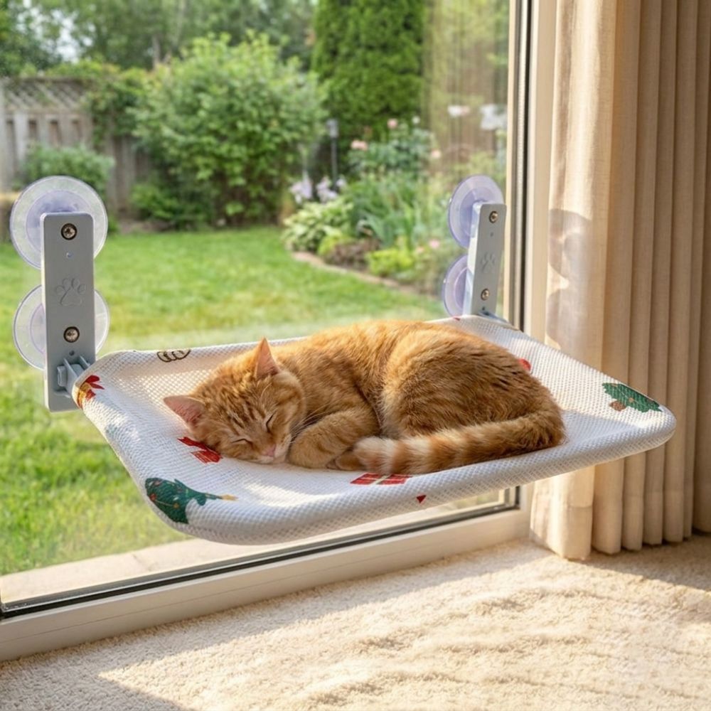 Amaca per gatti da montare a p - Cat Window Perch recensione e prezzo