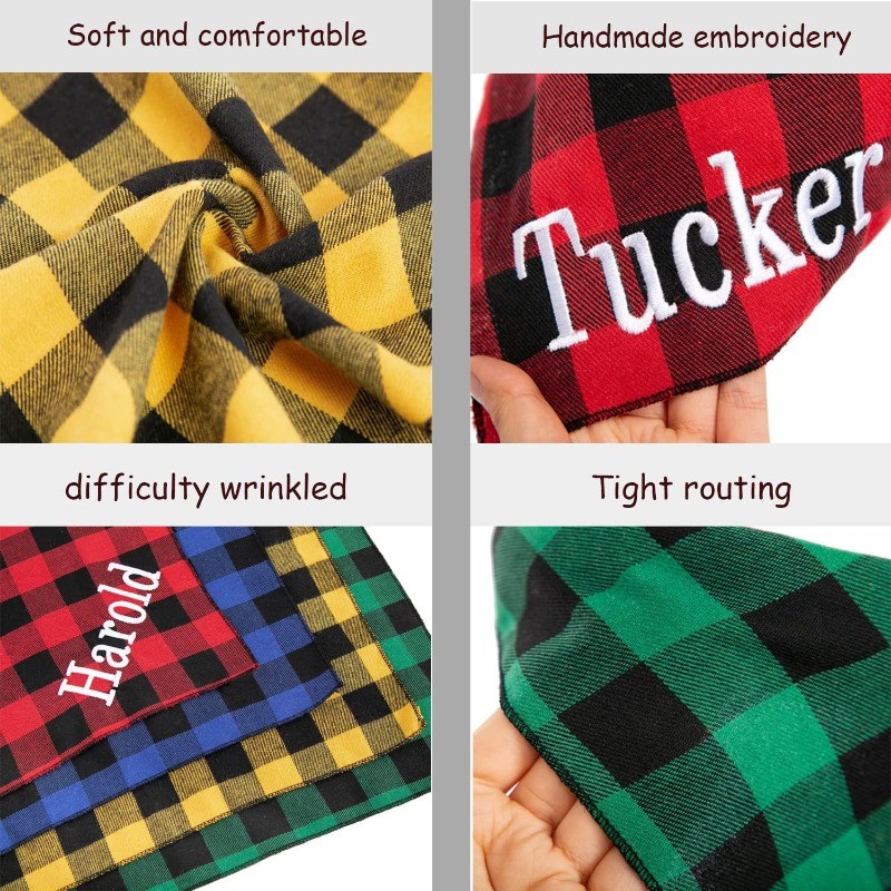 Bandana per cani con nome rica - Dog Bandana Scarf recensione e prezzo